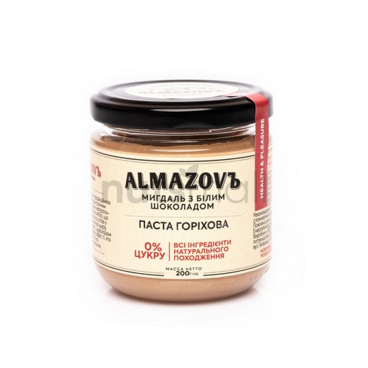 Almazovъ мигдаль з білим шоколадом